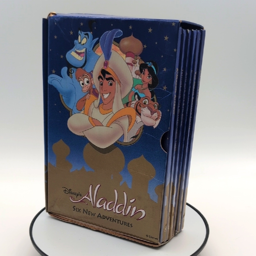 Disney's Aladdin Six New Adventures Box Set 1993 Hardcovers Abu Jasmine
